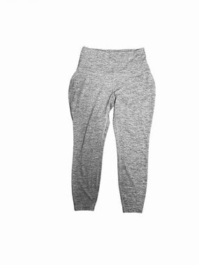 Zelos Gray Heathered Athletic Leggings 1X